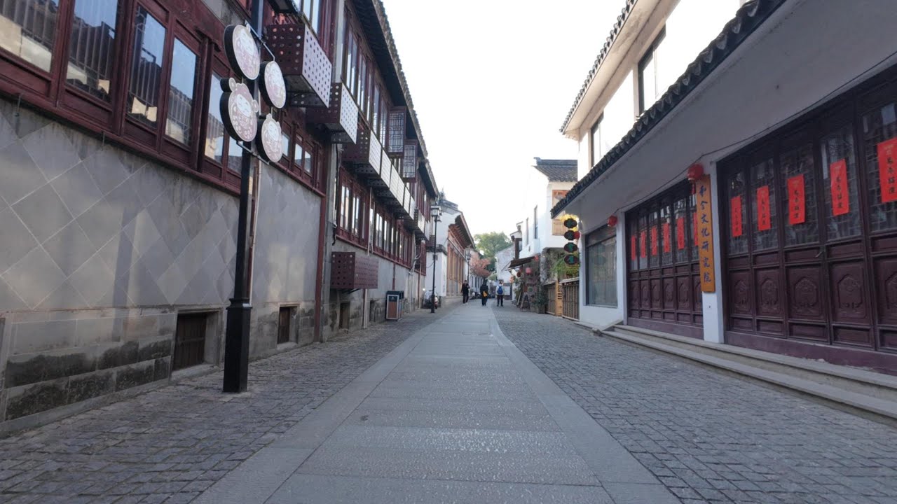 原来枫桥路的末端是铁岭关 寒山寺后市集实拍