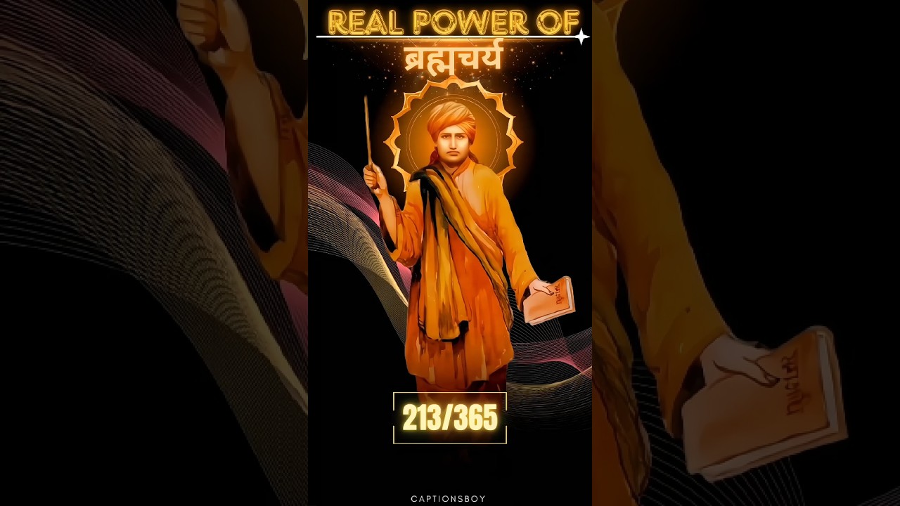 Real power of brahmacharya🚩|Swami dayanand saraswati|#swamidayanand #brahmacharya #shorts