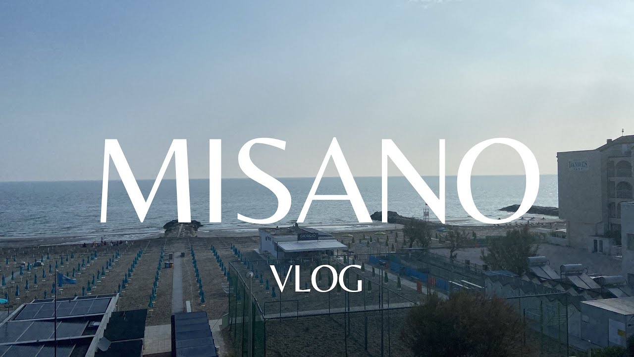 Vlog Misano Adriatico: Spiaggia stupenda e viaggio a San Marino | Vacanze al mare in Italia