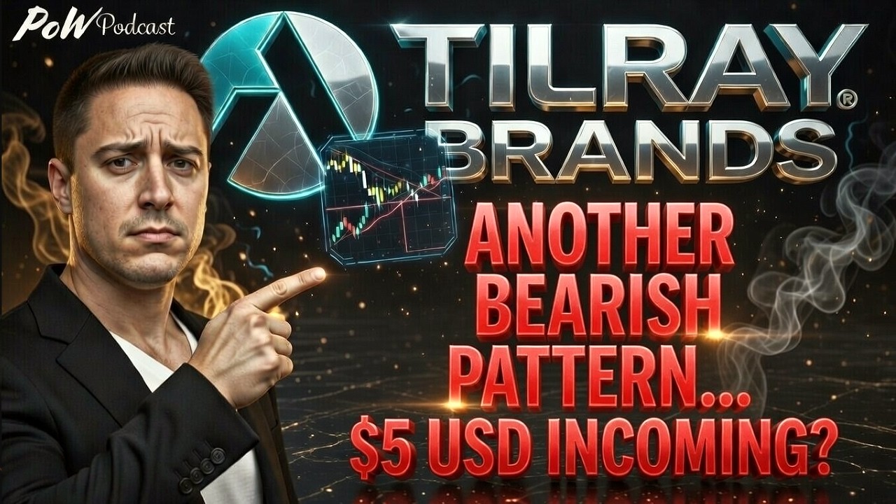 Tilray Brands: $5 USD Incoming? Another Concerning Chart Pattern...