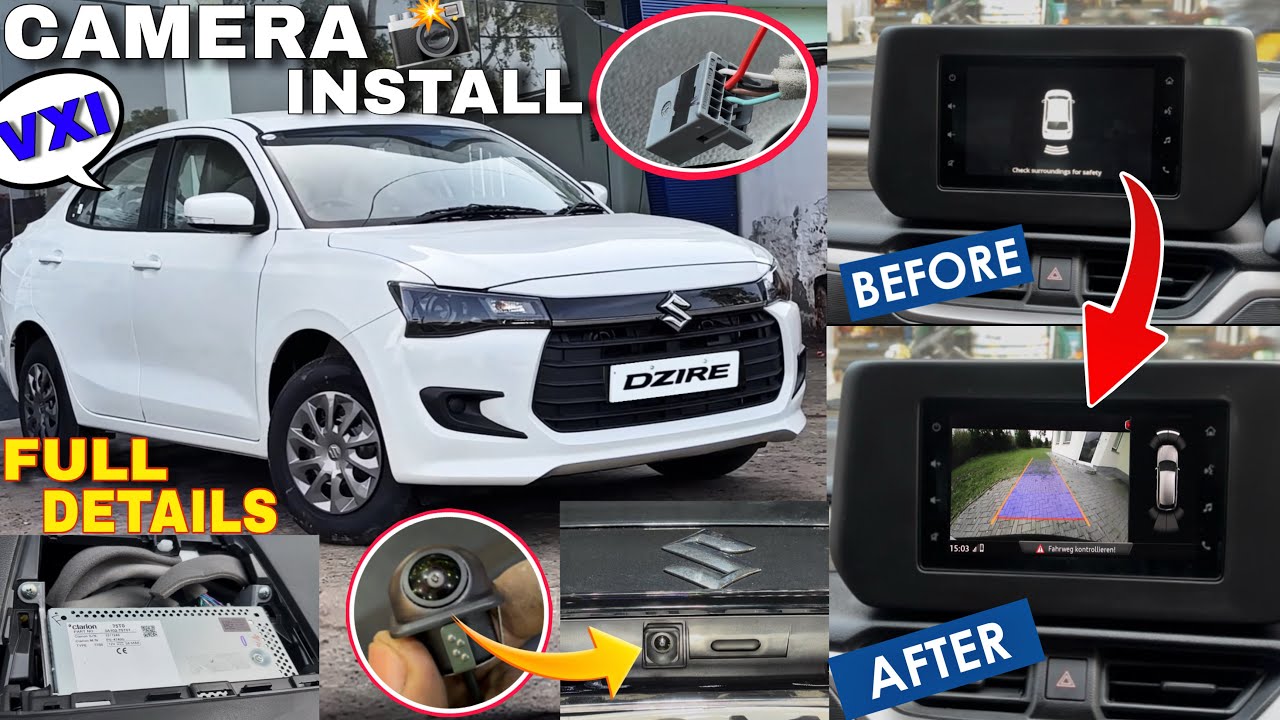New Maruti Suzuki Dzire 2025 Rear Camera installations/ 📸 Dzire 2025 #marutidzire  #dzire2024 