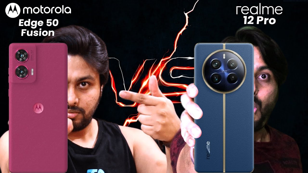 Moto Edge 50 Fusion vs Realme 12 Pro Full Comparison in Hindi | Which one to buy? 🤔🤔
