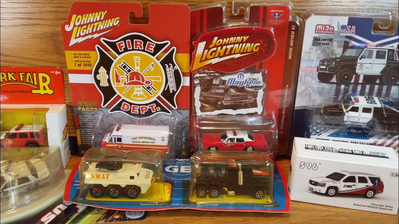 Addition Edition: 596, Era Car, Racing Champions, Majorette & JL EMS, Fire & Police 1:64 diecast
