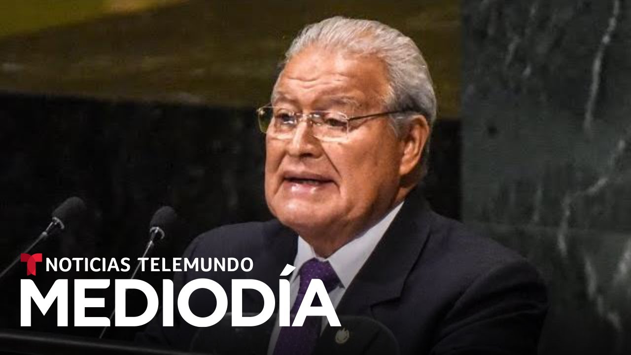 En El Salvador ordenan la captura del expresidente Sánchez Cerén | Noticias Telemundo