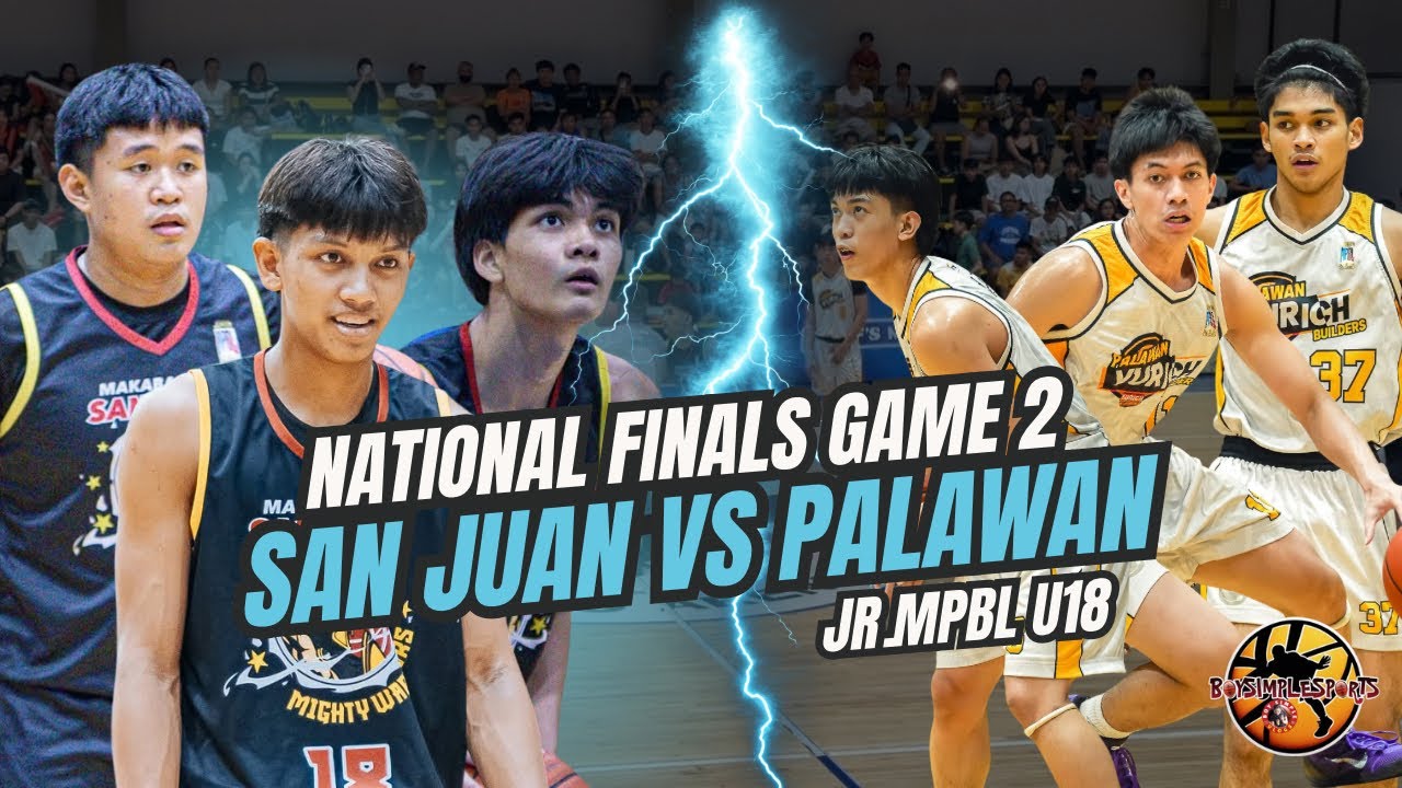 NATIONAL FINALS GAME 2.SAN JUAN VS PALAWAN | JR.MPBL U18 SAN JUAN 1-0 Best of 3 GAME HIGHLIGHTS 