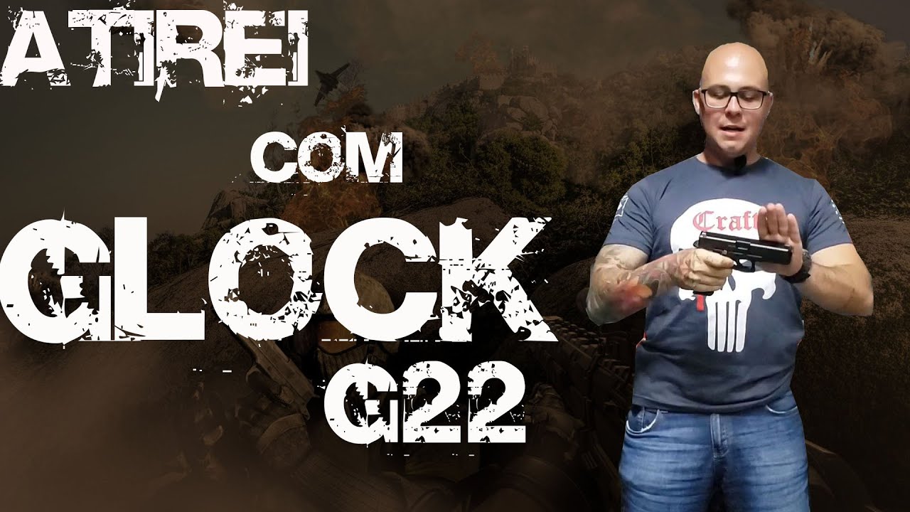 Atirei com a Glock da Policia Militar - G22 Gen5 .40