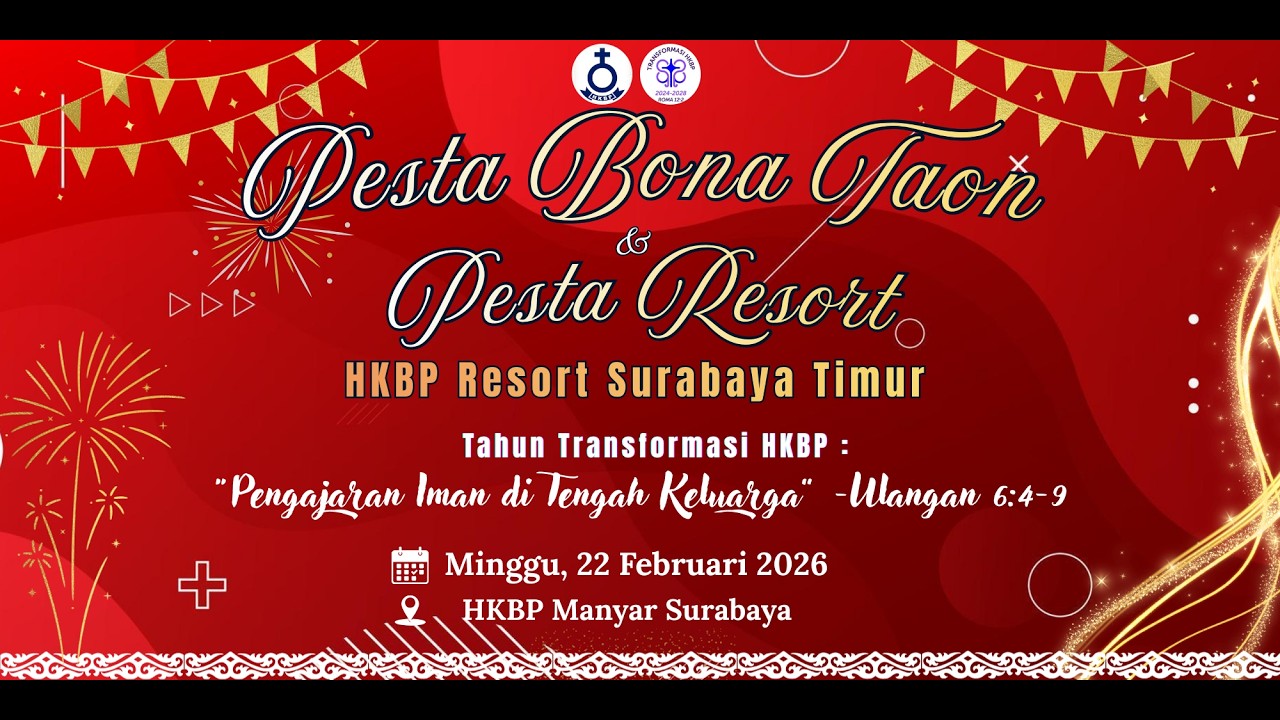 🔴PESTA BONA TAON & PESTA RESORT - 22 FEBRUARI 2026 | PUKUL 09.30 WIB