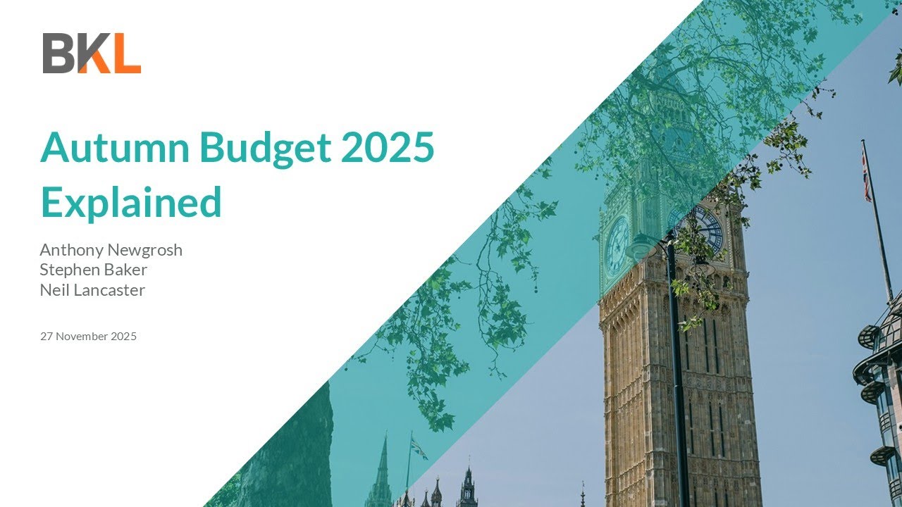 Autumn Budget 2025 Explained