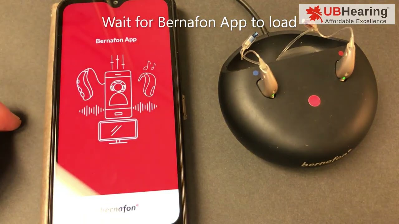 Connecting Bernafon App to Hearing Aids on Android Phone