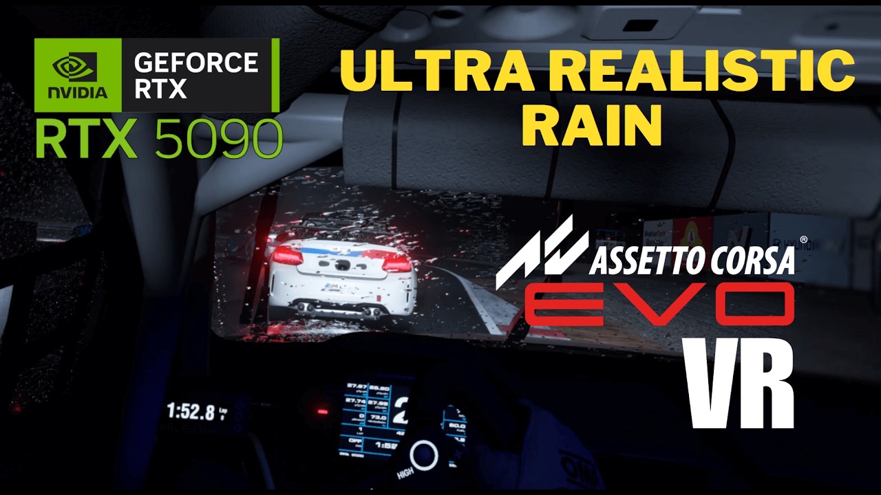 Assetto Corsa EVO in VR &ndash; ULTRA REALISTIC Racing in the Rain | RTX 5090 | Quest 3