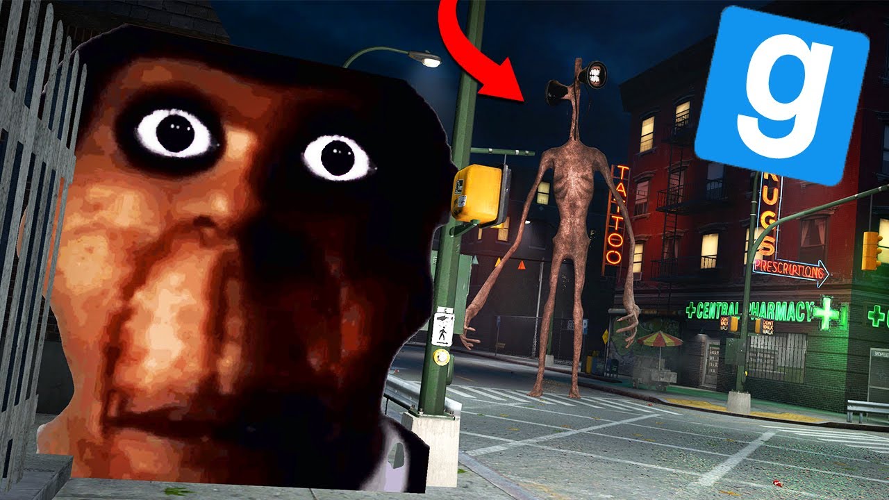 OBUNGA ATTAQUE SIREN HEAD !! - Garry's Mod