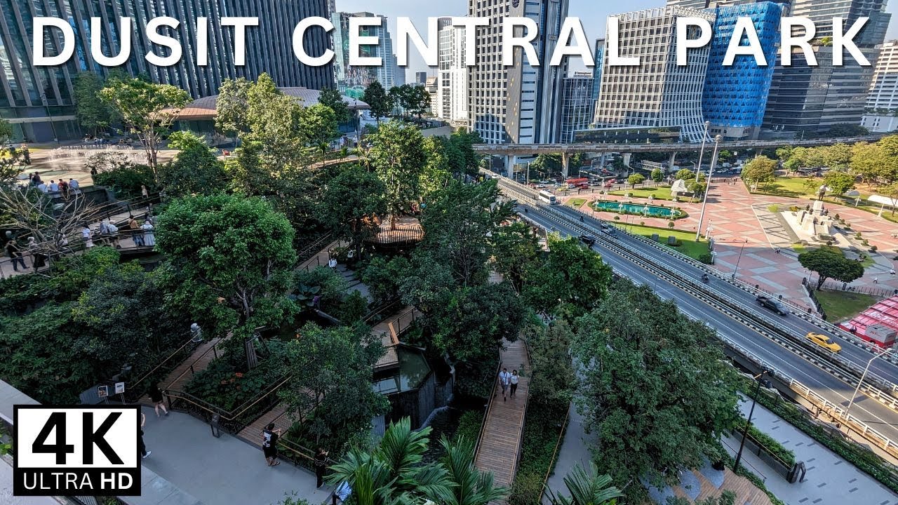 Walking Dusit Central Park Bangkok | Thailand’s Newest Urban Park