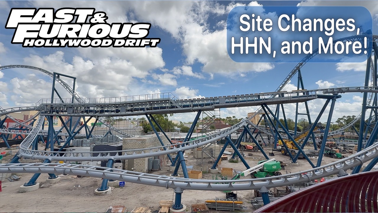 Universal Orlando - Fast & Furious: Hollywood Drift: More Work going on! 8.9.26