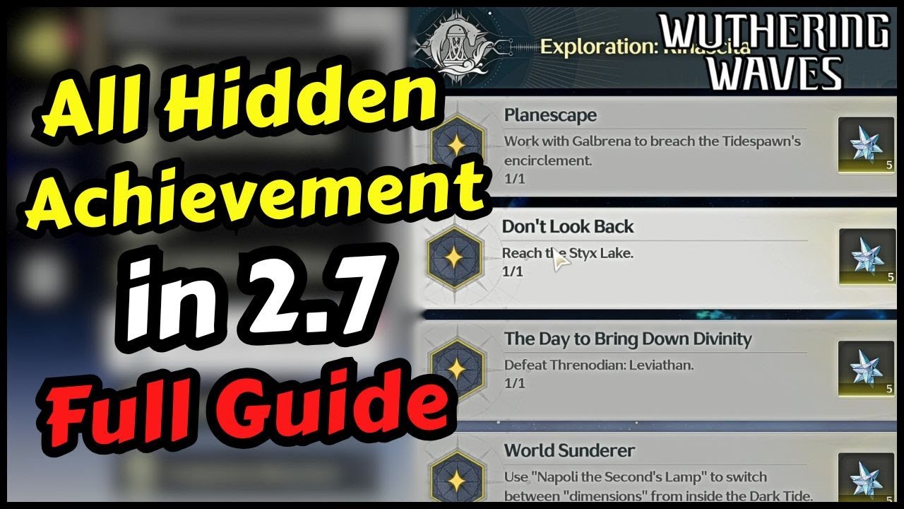 Wuthering Waves 2.7 Secret Achievement | Wuthering Waves Secret Trophy Achievement For All Resonator