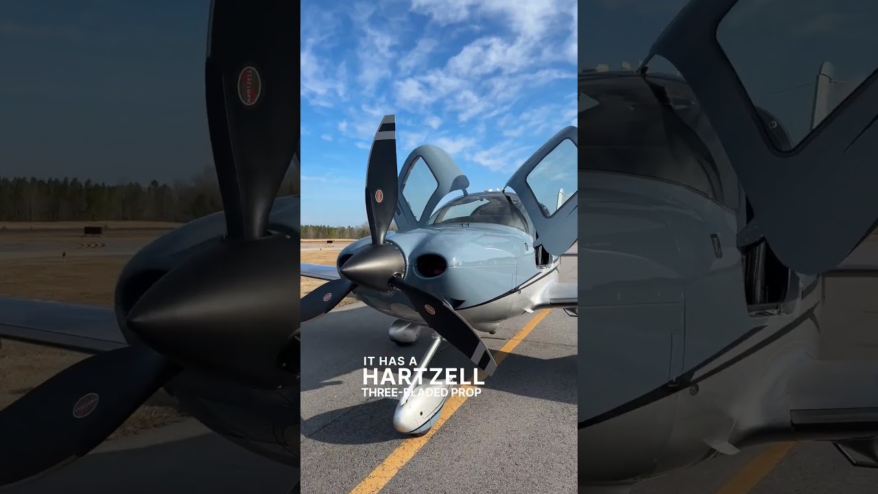 Мы большие поклонники этого Cirrus SR22T 2019 года 🤩 А вы бы полетали на этом самолёте? #cirrus #...