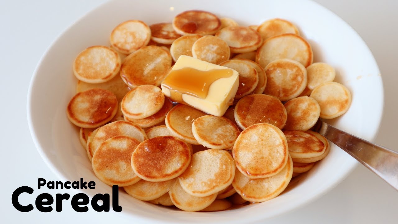 TIKTOK VIRAL PANCAKE CEREAL | MINI PANCAKES RECIPE