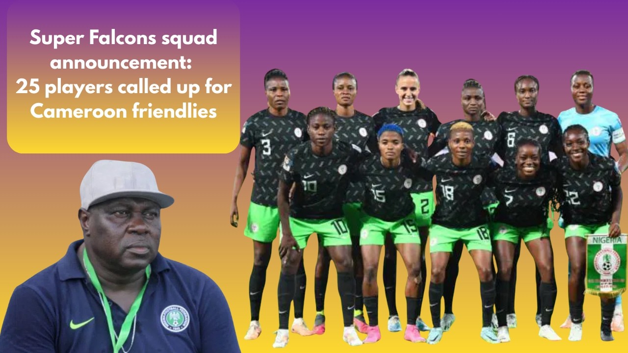 Объявлен состав сборной Камеруна по футболу (Super Falcons): 25 игроков вызваны на товарищеские м...