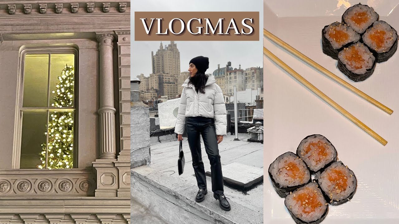 NYC VLOGMAS 2021 | R.E.M BEAUTY HAUL, CHRISTMAS SHOPPING IN SOHO + SUSHI!