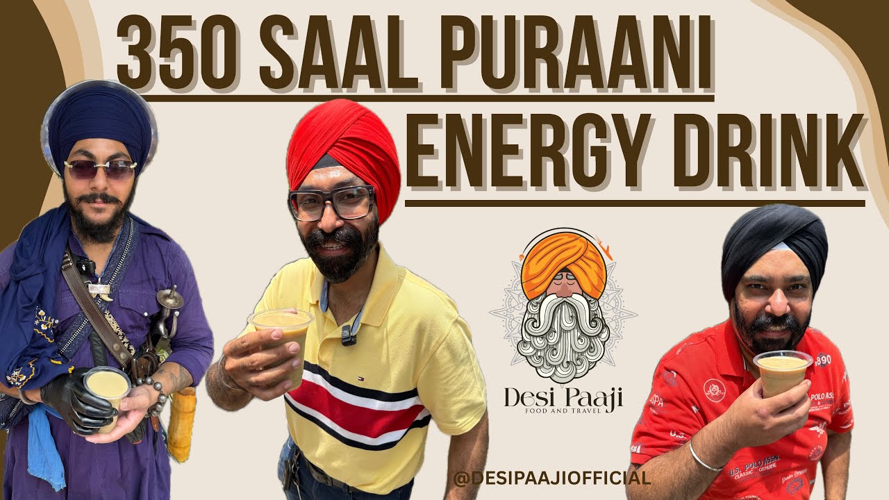 350 Saal Puraani Energy Drink 🥤 | Shardai at Jhilmil Colony | Sikh Energy Drink of India 🇮🇳