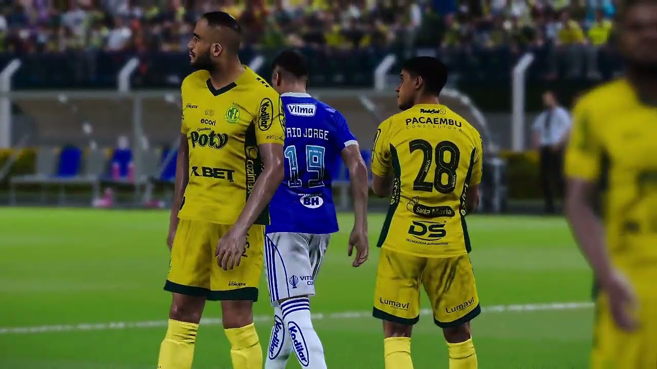 MIRASSOL X CRUZEIRO AO VIVO COM IMAGENS BRASILERÃO SÉRIE A 2026 NO PES 2021