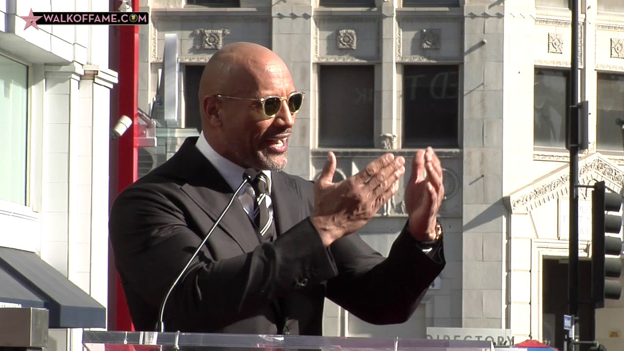 DWAYNE JOHNSON HONORED WITH HOLLYWOOD WALK OF FAME STAR