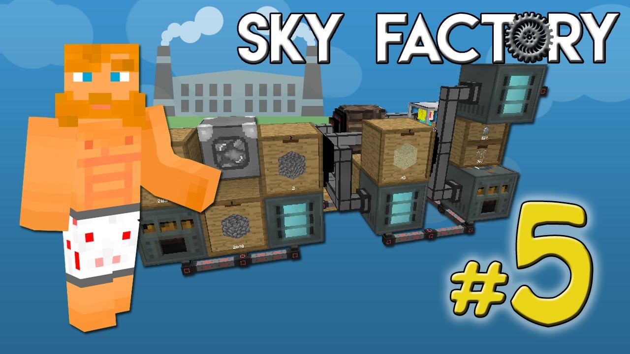 s03e005 Кит в проводах  | FTB SkyFactory 3 || Minecraft 1.10.2