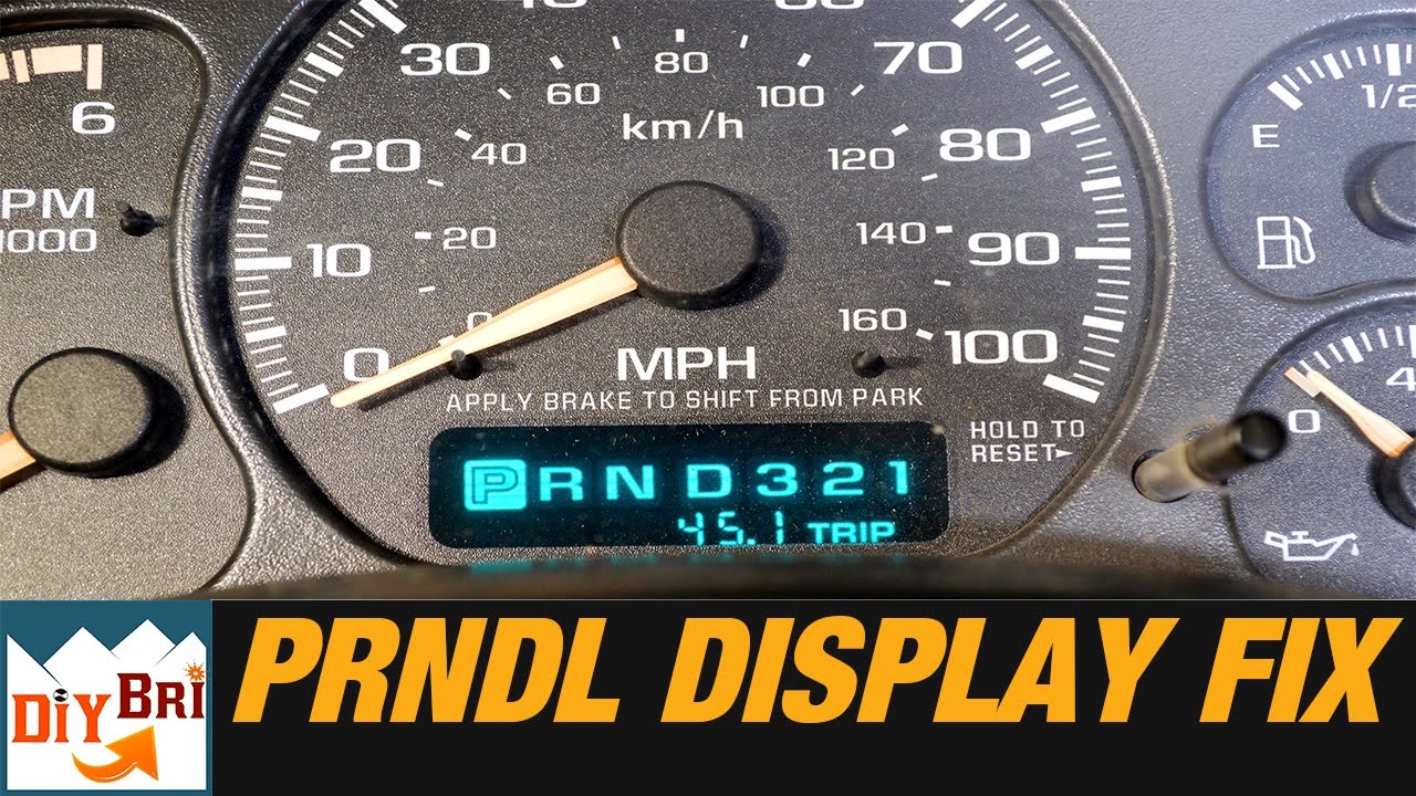 Как исправить ошибку отображения одометра PRNDL на грузовиках GM