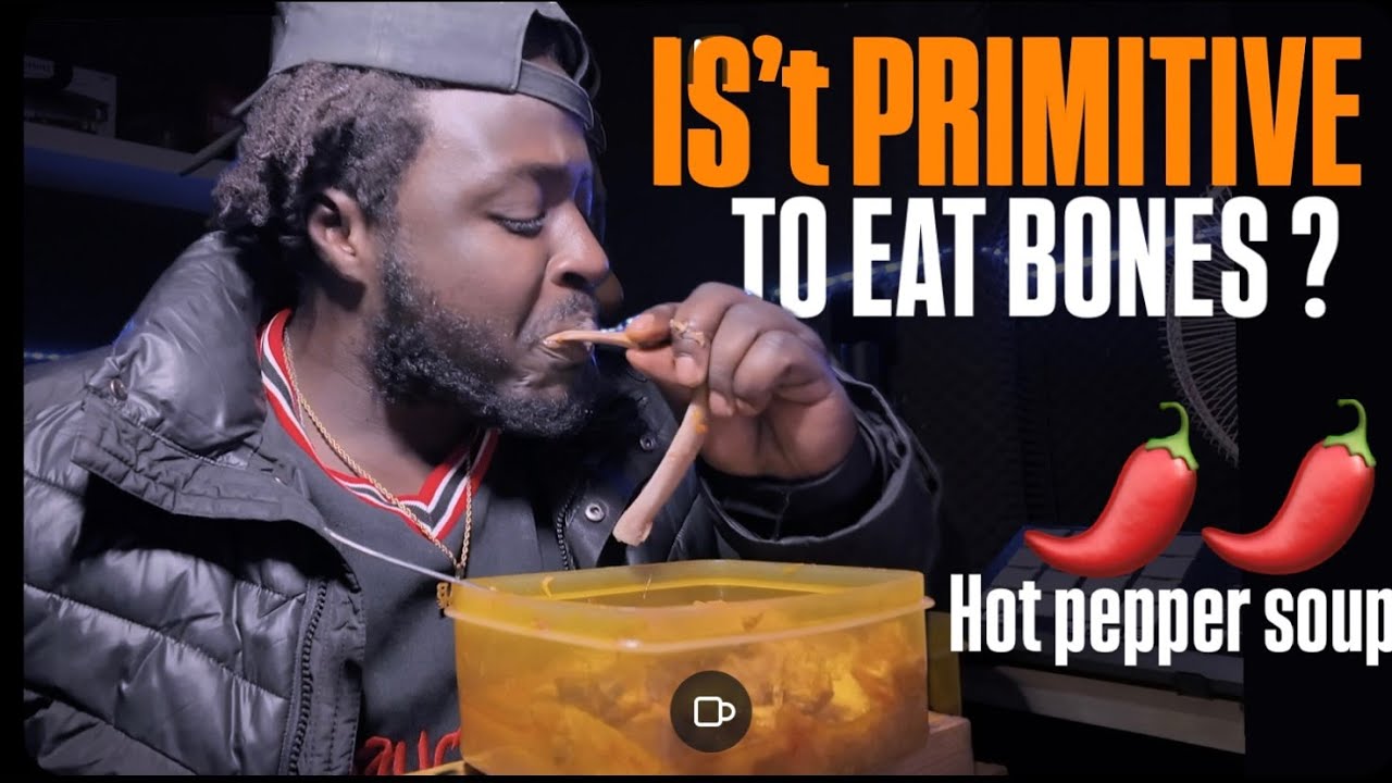 Having Hot pepper soup before my workout to combat this cold weather 