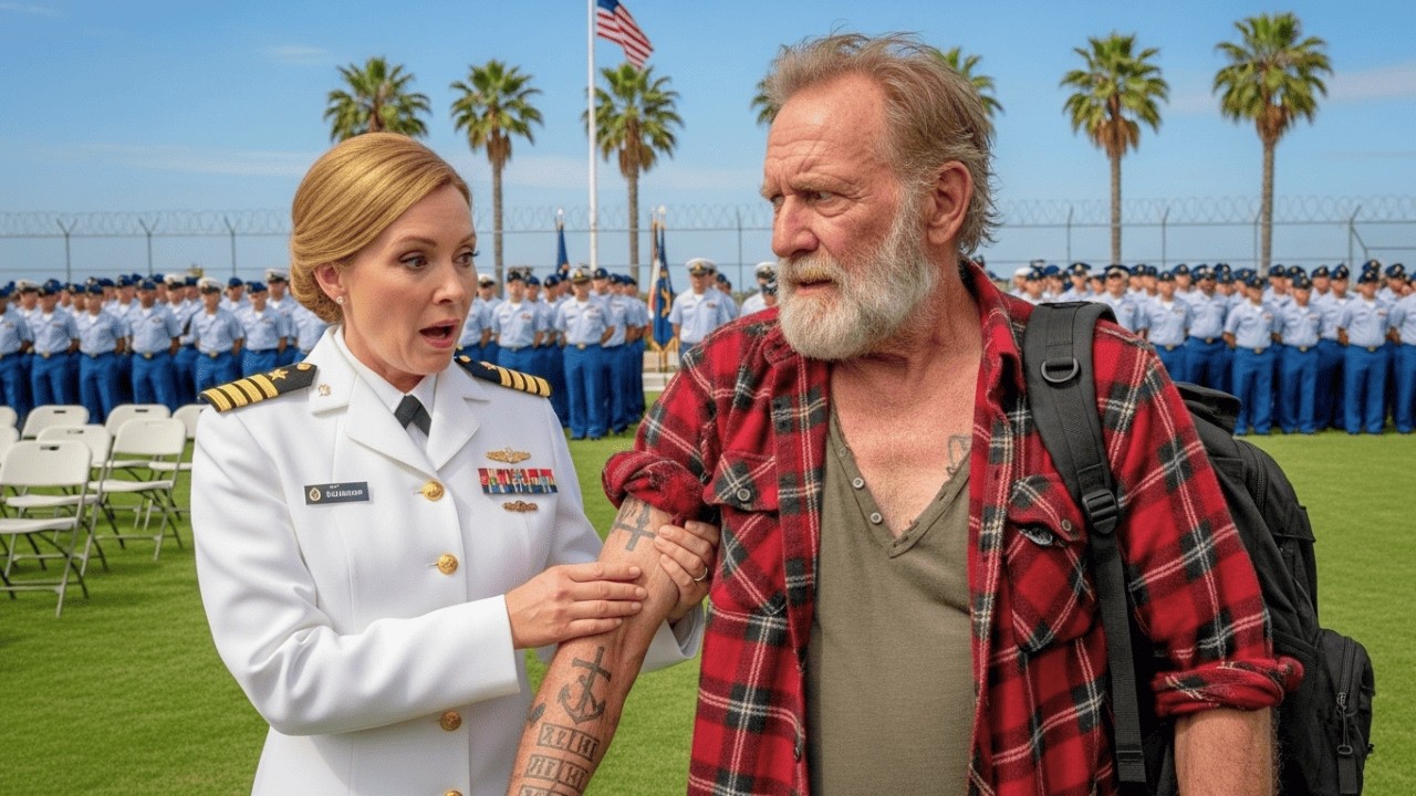 The Homeless SEAL VETERAN Came to See His Son Graduate — Until a Navy Admiral Saw His Tattoo