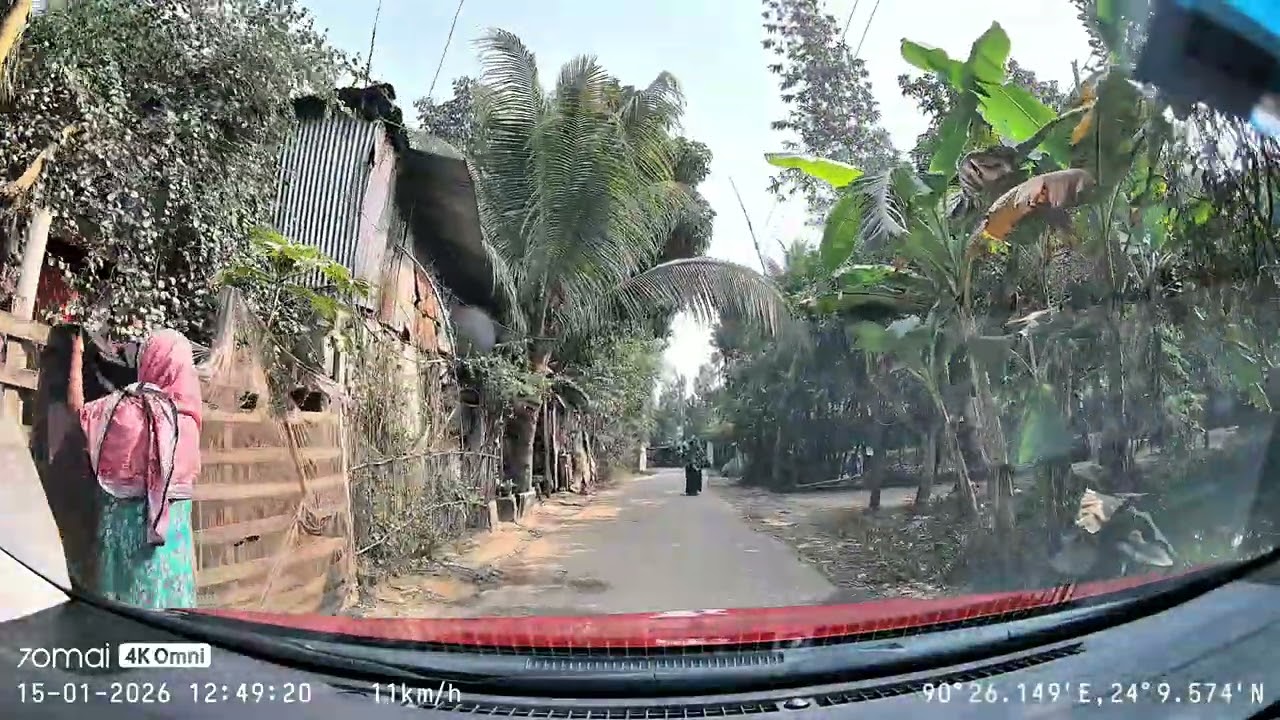 Peaceful Village Road Drive | Mymensingh Highway to Bhawal Resort & Spa 🌿 | Calm Music POV