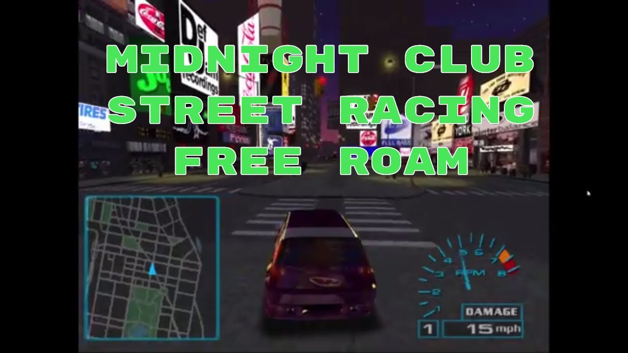 Midnight Club / 2000 / PS2 / PlayStation 2 Launch Title / Free Roam