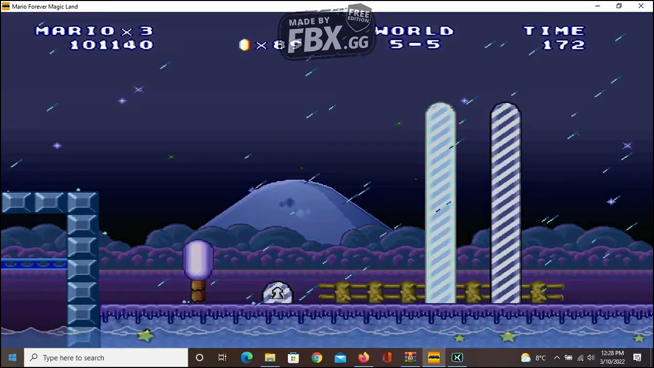 Mario Forever Magic Land v3.5 - World 5 game-play