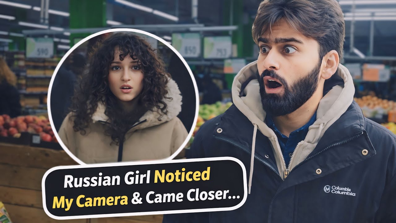 Russian Girl Noticed My Camera 👀📸 & Came Closer…