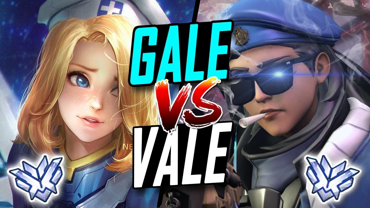 GALE RANK #1 ANA VS VALE MERCY GOD! WHO'S BEST? [ OVERWATCH SEASON 6 TOP 500 ]