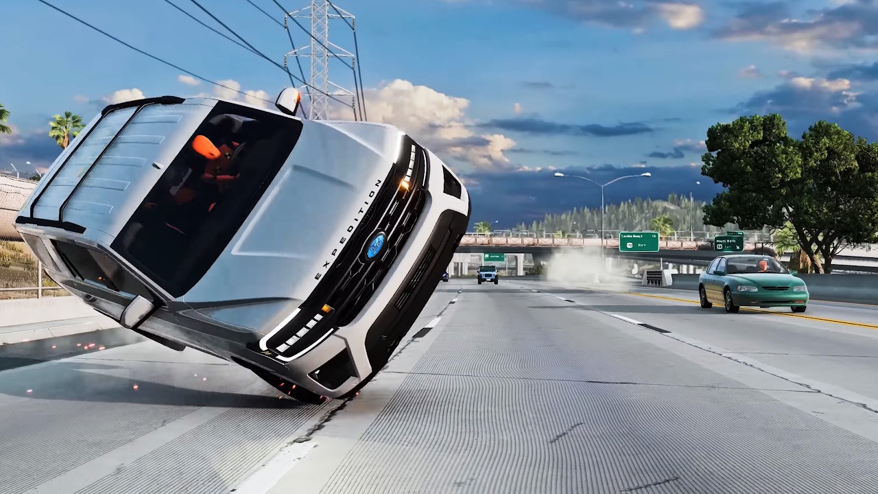BeamNG Drive - Realistic Car Crashes | THE BEST of 2025