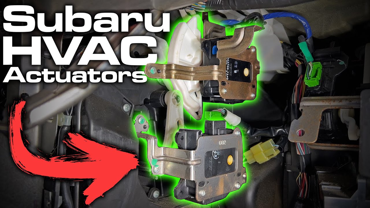 Fix That Annoying Noise In Your Subaru's Dashboard! 05-09 Outback/Legacy HVAC Actuators!