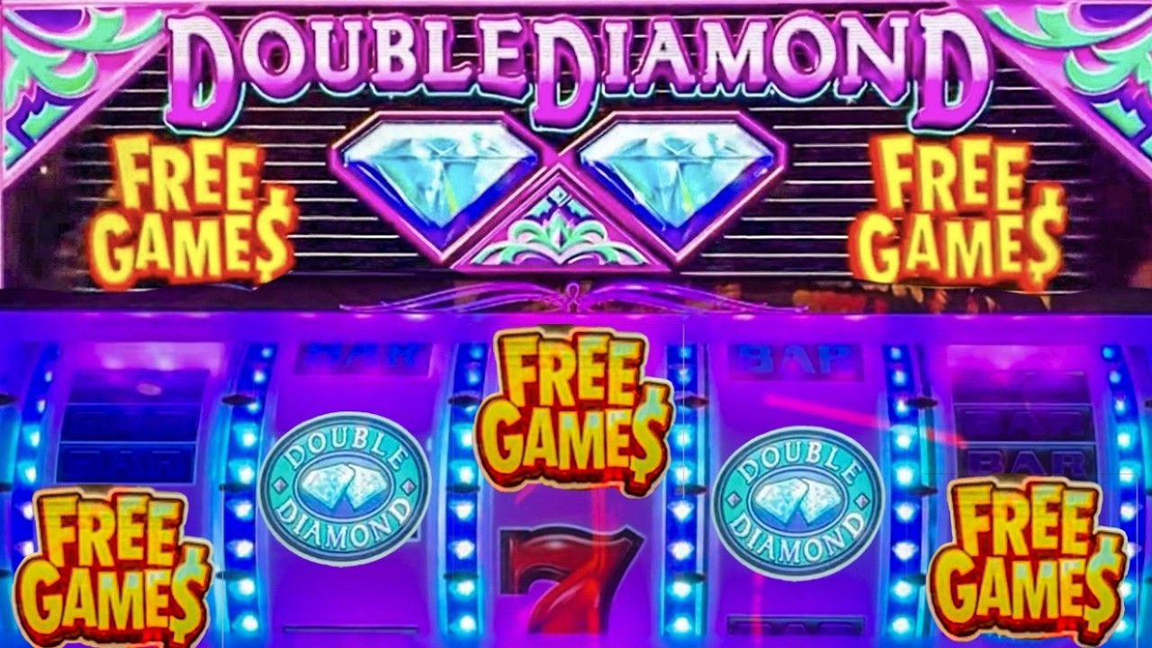 HITTING FREE GAMES ON DOUBLE DIAMOND | 5 REEL SLOTS