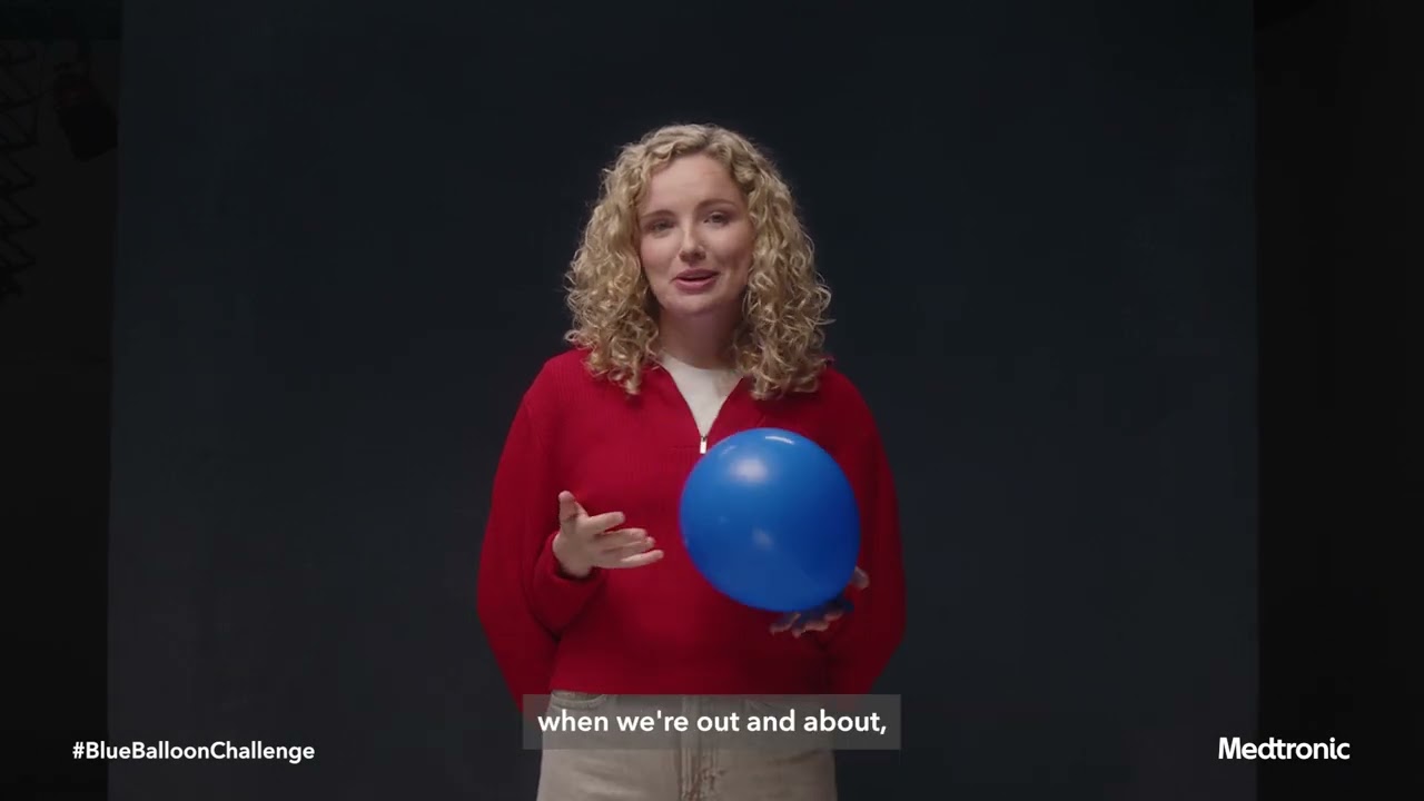 Living with Type 1 Diabetes Blue Balloon Challenge