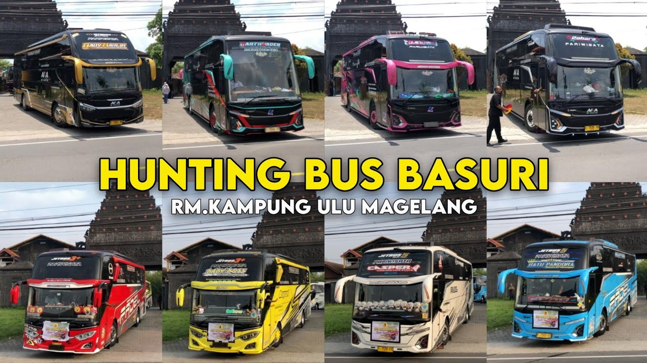 FULL BUS ARTIS 😍 HUNTING BUS DI RUMAH MAKAN KAMPUNG ULU MAGELANG