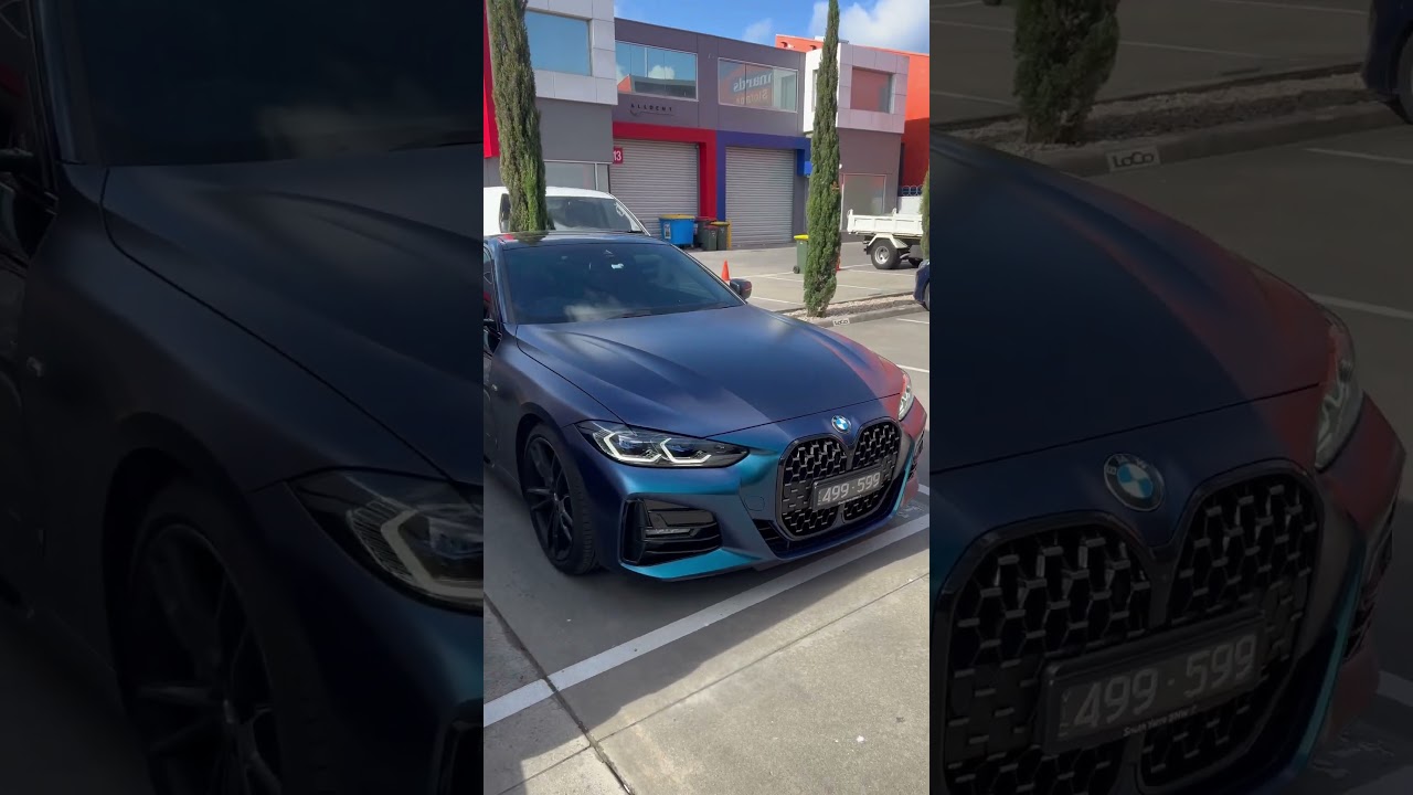 New colour avery satin Frozen Ocean on BMW 4series 