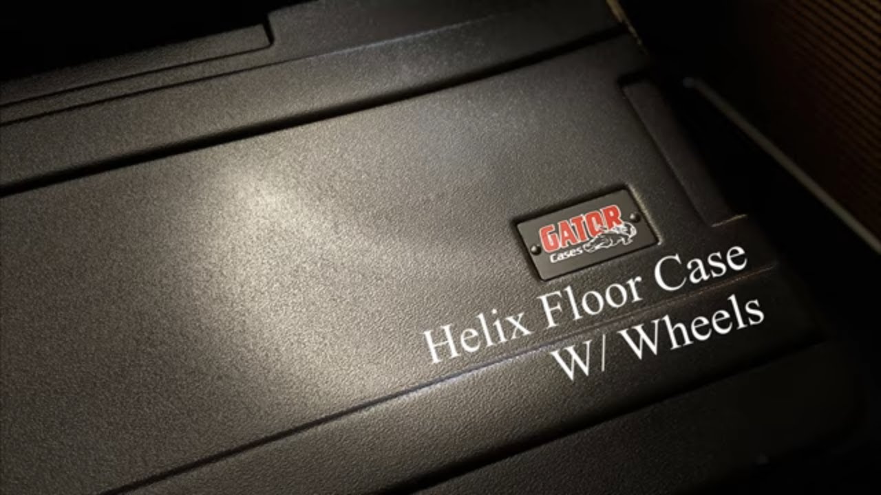 Gator Helix Floor Case W  Wheels