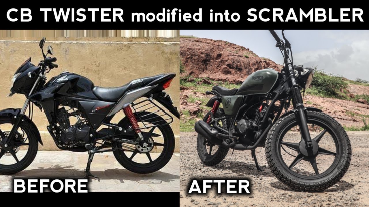 CB TWISTER MODIFIED INTO SCRAMBLER | BUDGET MODIFICATION