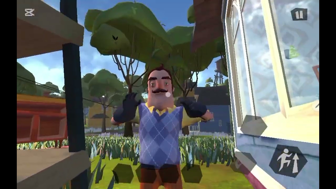 Hello neighbor da bütün eşyaları komşunun evine tıkıyom part 1(abone ol)