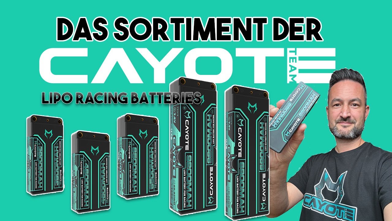 ToniSport Newsfeed: Das Cayote LiPo Akku Sortiment