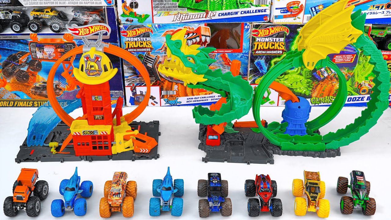 Hot Wheels Collection Unboxing Review ASMR | Hot Wheels Super Loop Fire Station Set