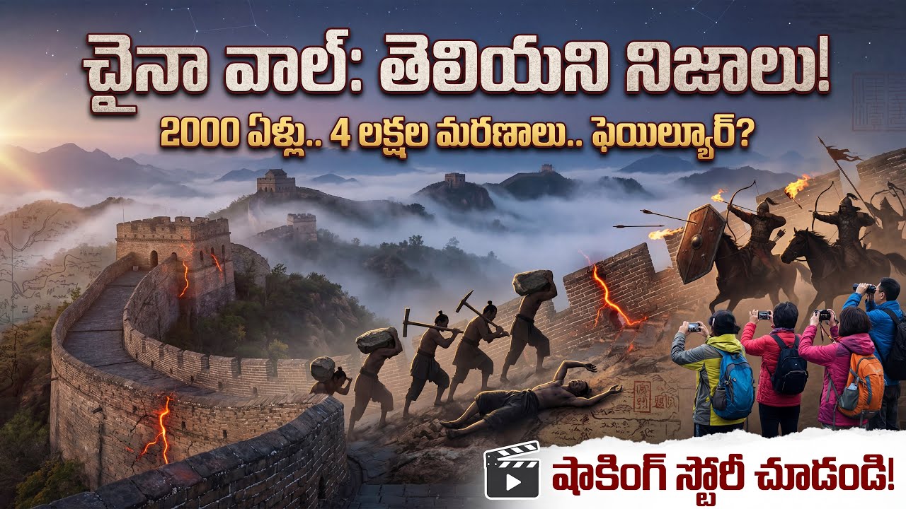 చైనా గోడ వెనుక ఉన్న అసలు రహస్యం ఇదే! || Secrets of the Great Wall of China