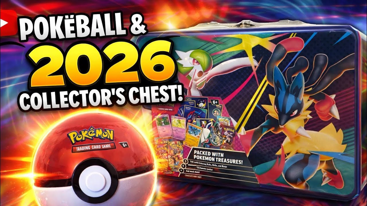 OPENING THE NEW COLLECTORS CHEST & POKEBALL TIN 