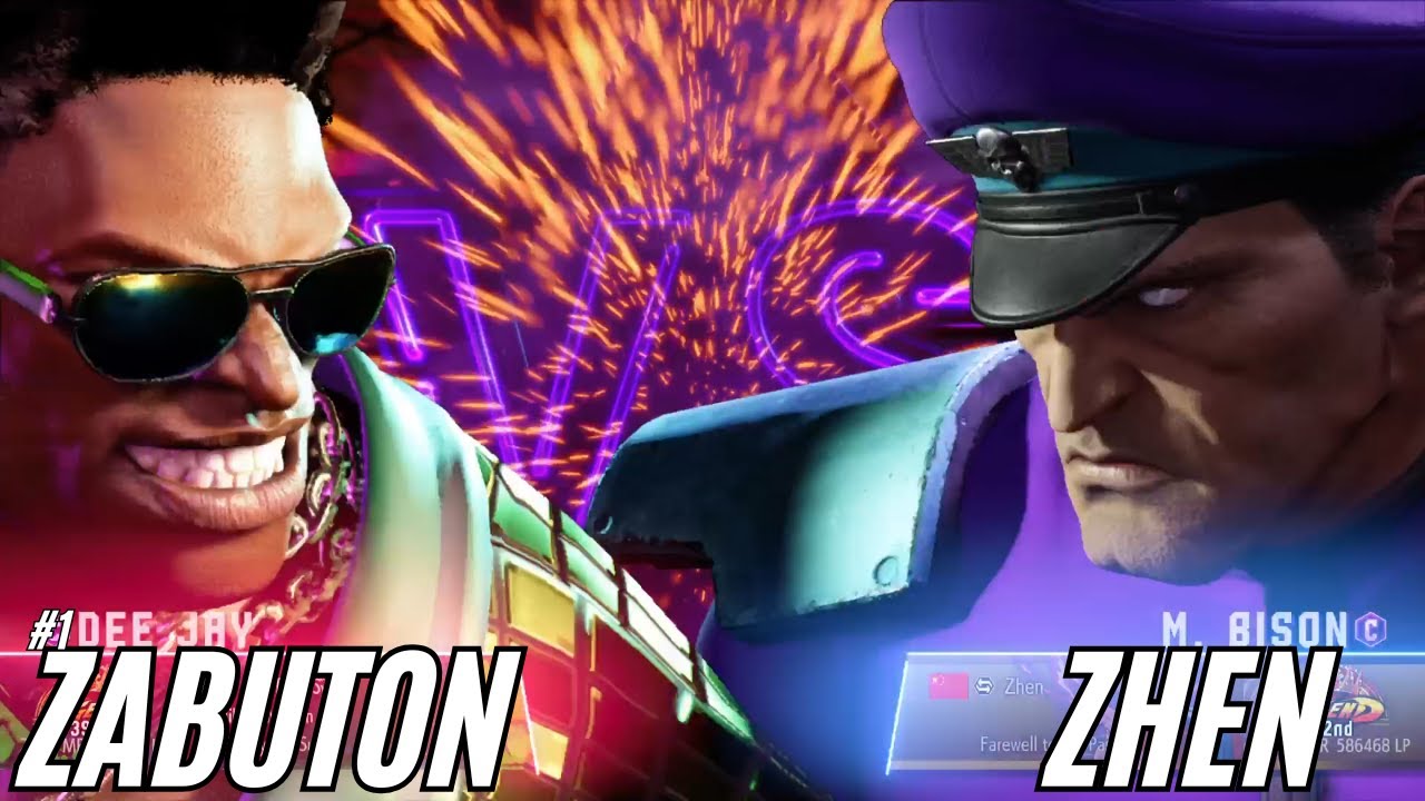 Zabuton Deejay vs Bison Zhen Legend Rank SF6 Action!