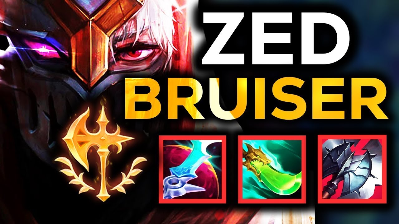 COME GIOCARE ZED VS 4 TANK - ZED MID - #leagueoflegends