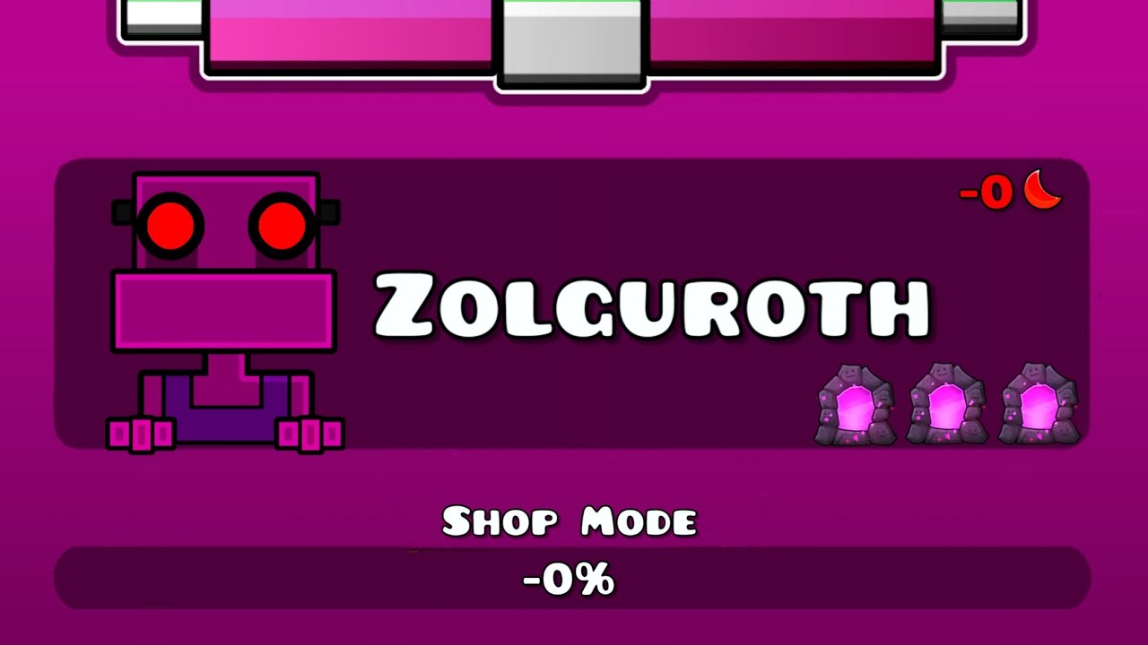SHOP DASH (All Shopkeeper Levels 1~8 / All Coins) | Geometry Dash Shops